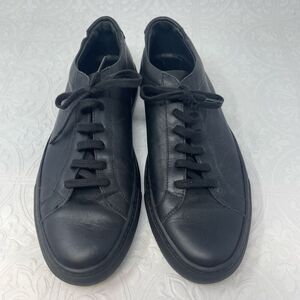 Woman by Common Projects Black Original Achilles Leather Low Sneakers Size 8